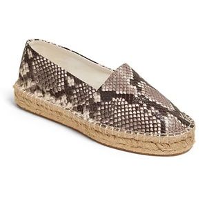 JACK ROGERS ‘Palmer’ Snake Espadrilles NWOT | Size 7